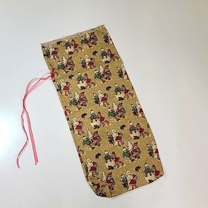 Christmas Holiday Winter Wine Gift Bag